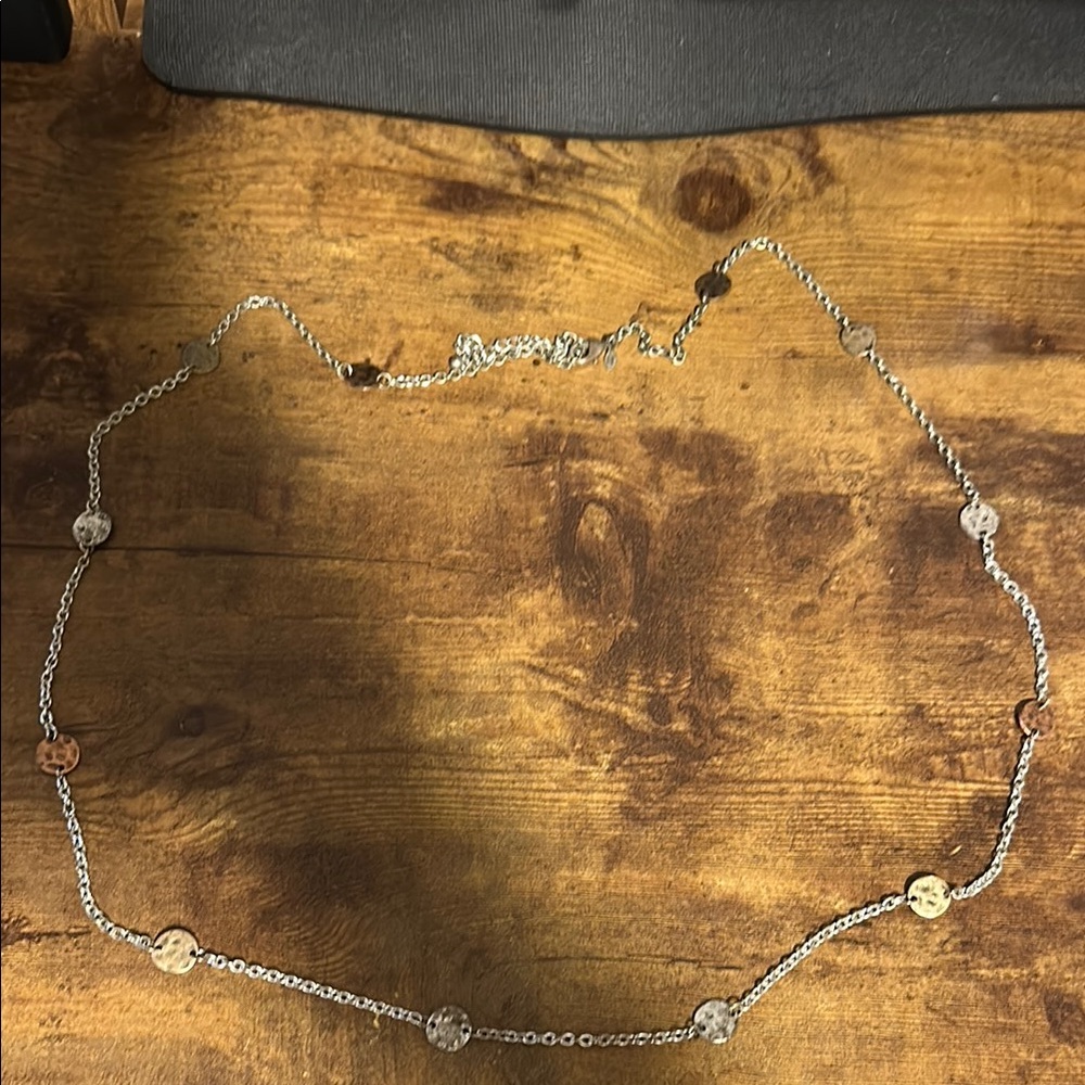 Long rustic looking necklace
